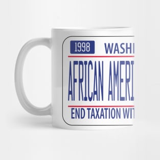 African American Civil War Memorial license plate Mug